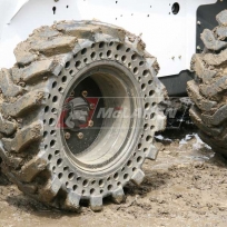 McLaren solid cushion tires for skid steer loaders - Bobcat S220 McLaren solid cushion tires for skid steer loaders - Bobcat S220